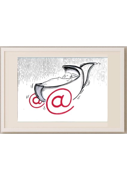 Todorovic Bobisa 29X21CM Orijinal Karikatür Tablo fırsatları