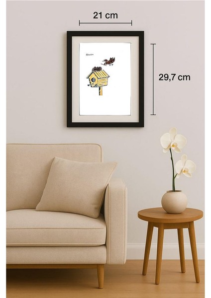 Resad Sultanovic 29X21CM Orijinal Karikatür Tablo fiyatları