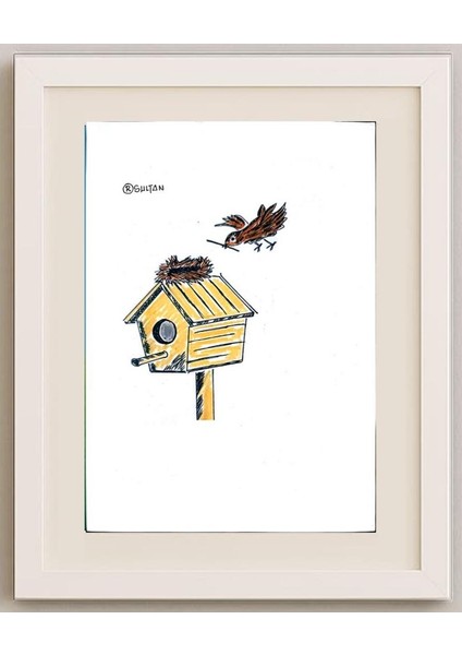 Resad Sultanovic 29X21CM Orijinal Karikatür Tablo fırsatları