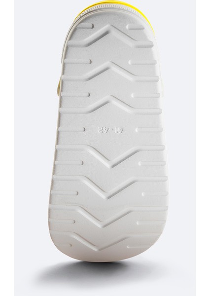 Erkek Beyaz-Sarı Eva Terlik A31Y8316