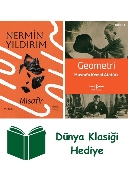 Misafir (Ciltli) + Geometri + Dünya Klasiği Hediye