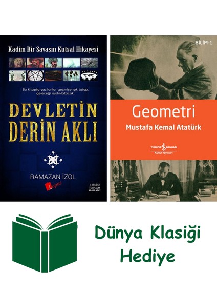 Devletin Derin Aklı + Geometri + Dünya Klasiği Hediye