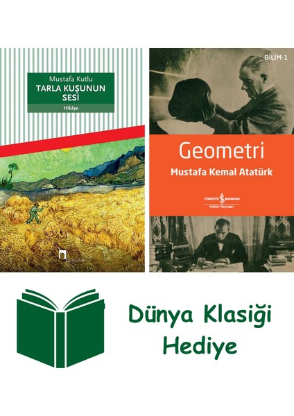 Tarla Kuşunun Sesi + Geometri + Dünya Klasiği Hediye