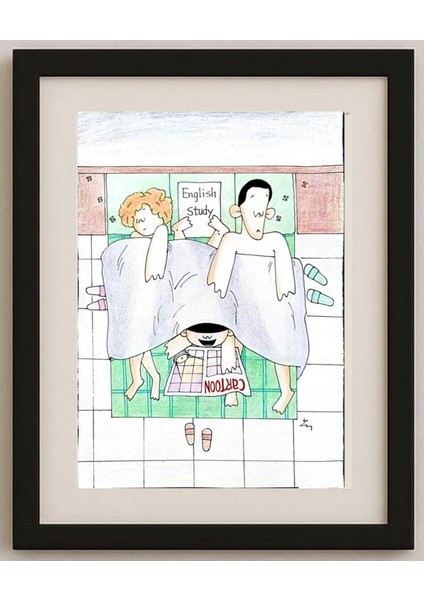 Shangjun 29X21CM Orijinal Karikatür Tablo