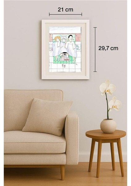 Shangjun 29X21CM Orijinal Karikatür Tablo indirimleri