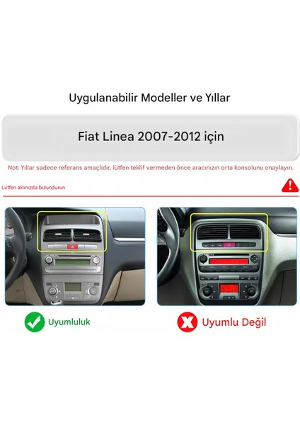 2007-2018 Fiat Linea Için 8+128GB, 9 Inç Wifi & Carplay Destekli, Kameralı Multimedya Navigasyon Sistemi indirimleri