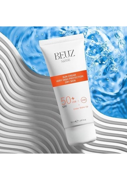 Beuz Sanse SPF50+ Kuru Ciltler Için Çok Yüksek Korumalı Güneş Kremi & Makyaj Bazı - 50 ml modelleri