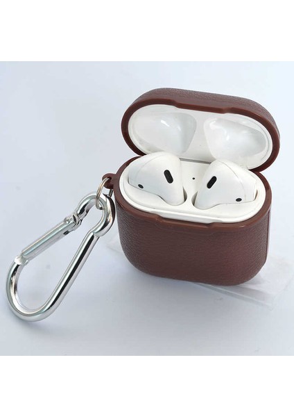 Airpods Pro 3 Magsafe Uyumlu Deri Görünümlü Silikon Kılıf – Airbag-03 Serisi modelleri