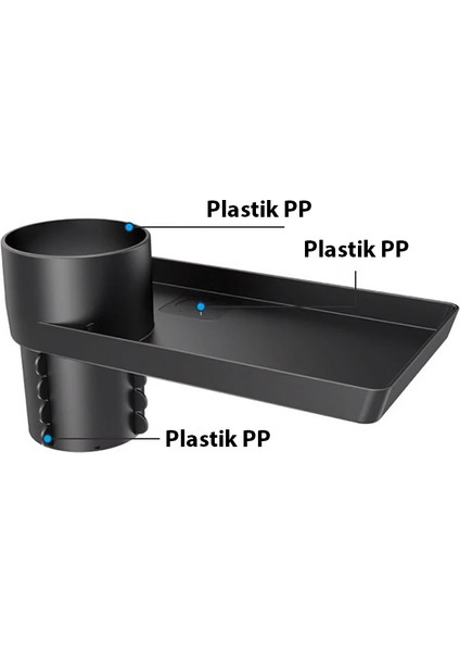 Ally SD-1023 Araç Içi Ayarlanabilir Bardak ve Sise TUTUCU-(5775) - ?22?35E8-9G6822 fırsatları