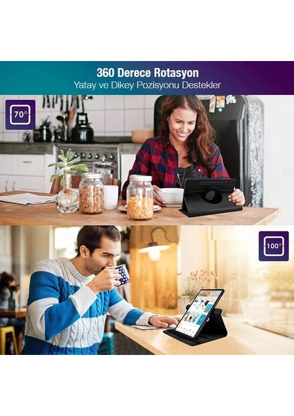 Sm Galaxytab S7 2020 12.4 (T970-T975-T976) 360 Derece Döner Standlı KILIF-(5775) - ?99?82E8-5G7 indirimleri