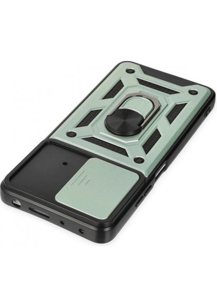 Xiaomi Poco X4 Pro 5g Kılıf Pars Lens Yüzüklü Silikon - Yeşil (K95) indirimleri