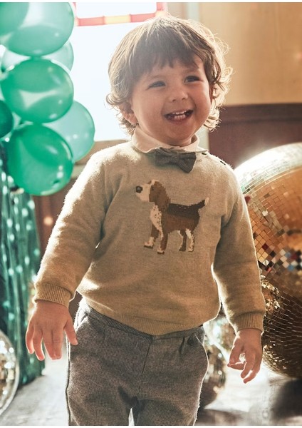 Bej Erkek Bebek Kazak 2343