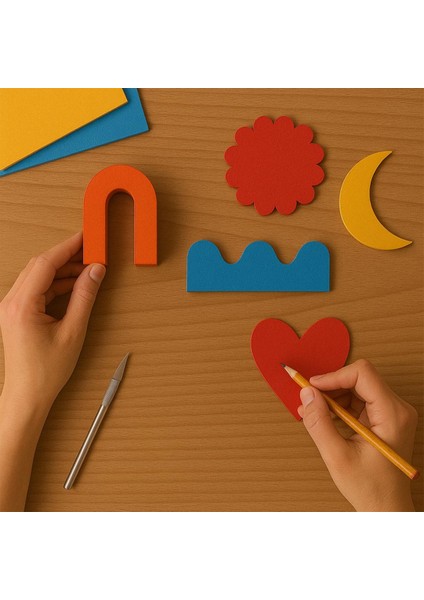 Renkli Mukavva 25X35 Karışık 72'li fiyatları