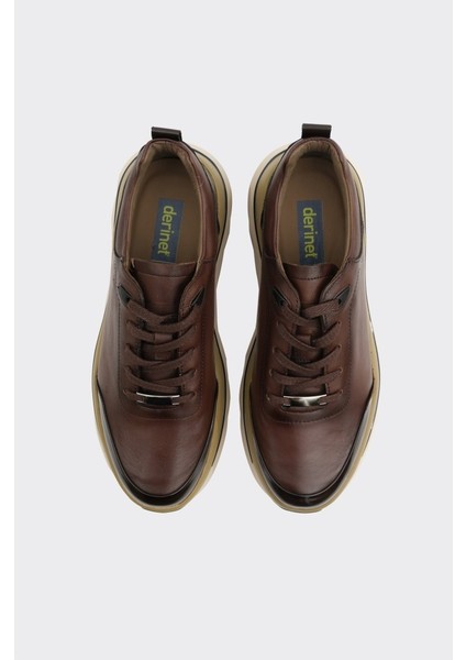 Hakiki Deri Yüksek Taban Erkek Sneaker modelleri