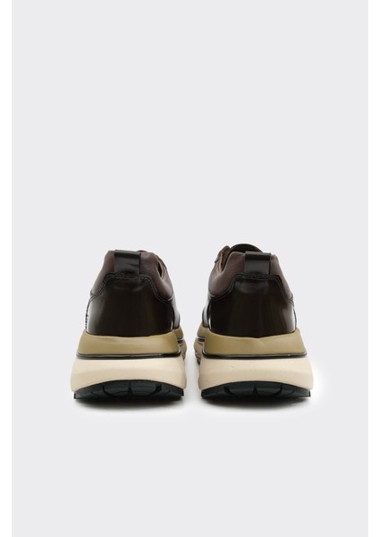 Hakiki Deri Yüksek Taban Erkek Sneaker fırsatları