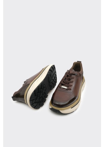 Hakiki Deri Yüksek Taban Erkek Sneaker indirimleri