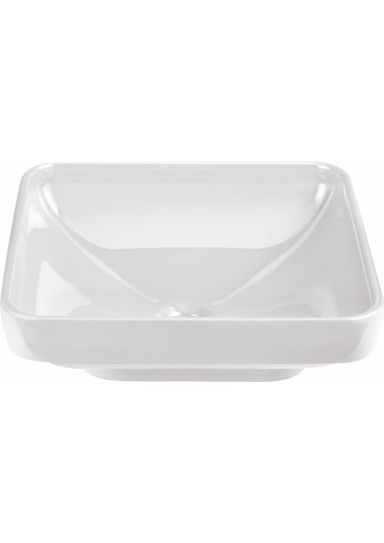 Water Jewels 4441B403-1361 Kare Çanak Lavabo, Clean, 40 Cm, Beyaz