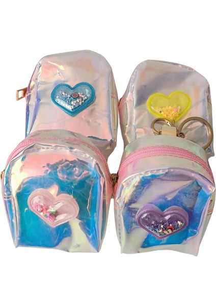 Çanta Şeklinde Hologram Anahtarlık ve Bozuk Para Cüzdanı 1 ADET fırsatları