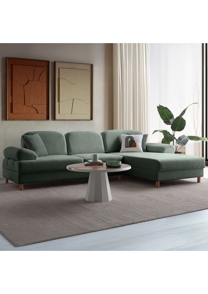 Aries Yataklı Sandıklı Köşe Takımı Yeşil Sağ Köşe fiyatları