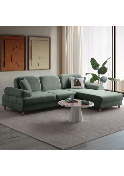 Aries Yataklı Sandıklı Köşe Takımı Yeşil Sağ Köşe fırsatları