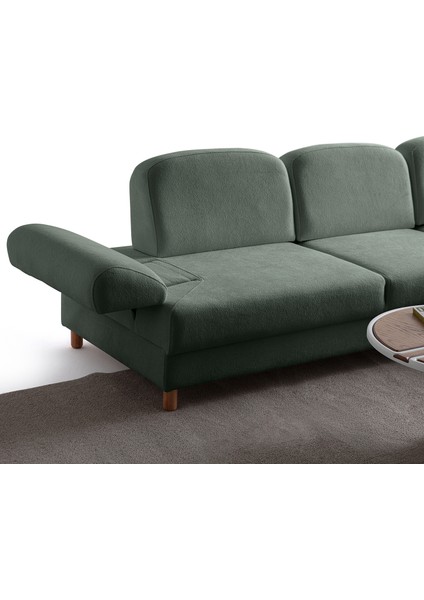 Aries Yataklı Sandıklı Köşe Takımı Yeşil Sağ Köşe