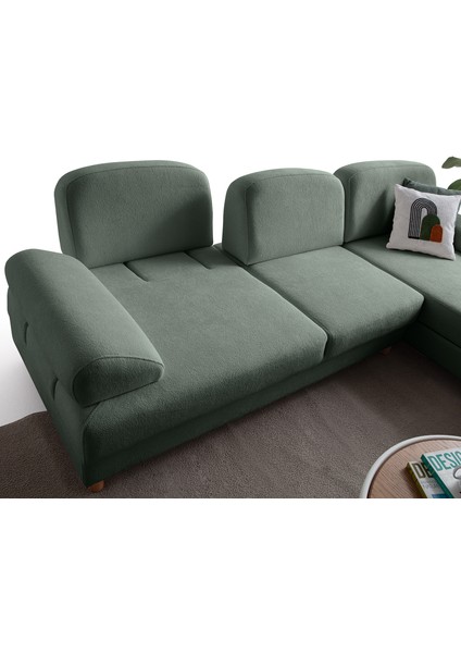 Aries Yataklı Sandıklı Köşe Takımı Yeşil Sağ Köşe