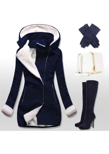 Kışlık Günlük Kaşe Kadın Kaban modelleri