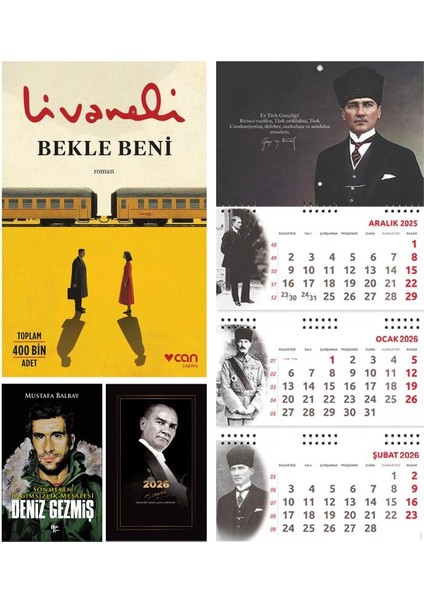 Bekle Beni ve Bitmeyen Deniz Gezmiş - Gazi Paşa Ajanda - Gazi Duvar Takvimi