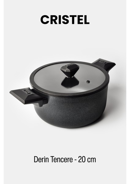 Cristel 20 cm Derin Tencere fiyatları