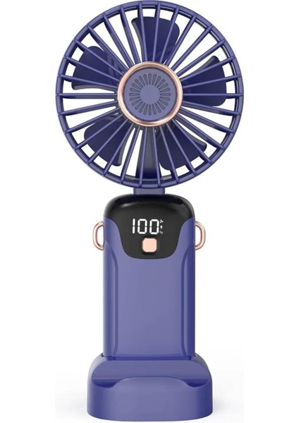 Fan Mini El Tipi Elektrikli Fan, Led'li Fan