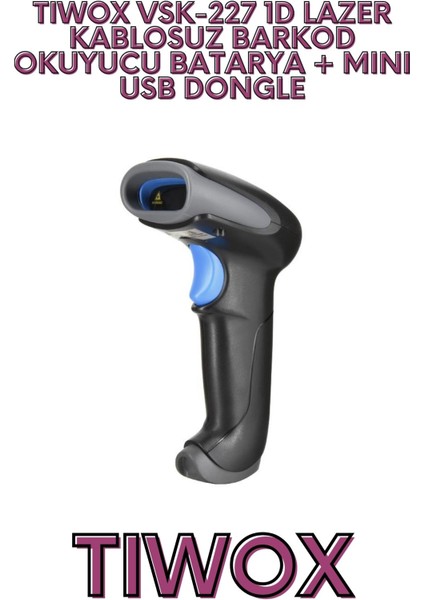 VSK-227 1D LAZER KABLOSUZ BARKOD OKUYUCU BATARYA + MINI USB fiyatları