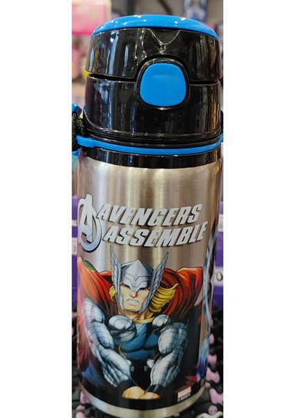 Çocuk Süper Kahramanlar Figürlü Paslanmaz Çelik Matara fırsatları