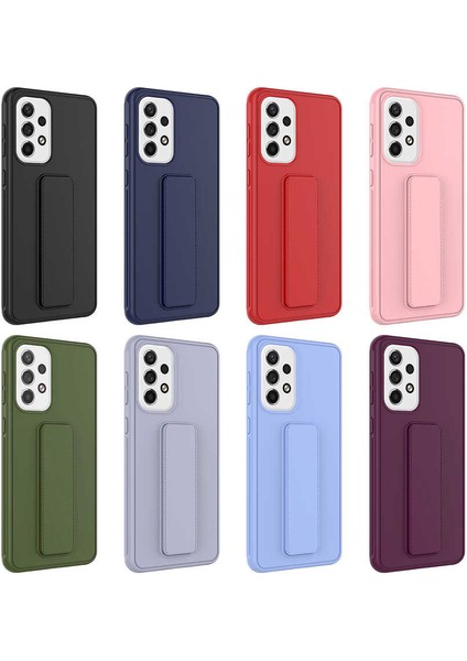 Spia Galaxy A33 5g Kılıf Spıa Qstand Kapak-Koyu Yeşil modelleri