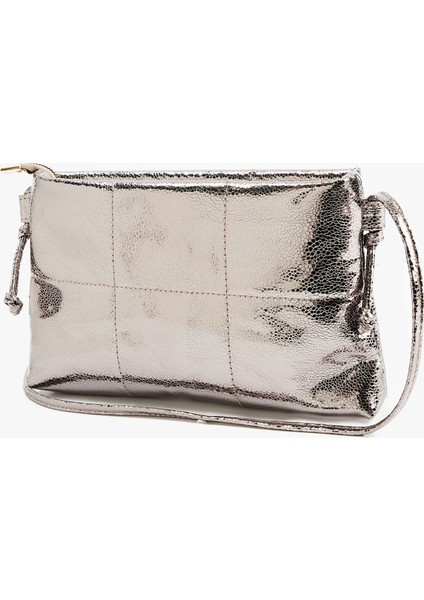 Metalik Görünümlü Fermuarlı Kapitoneli Askılı Omuz Çantası modelleri