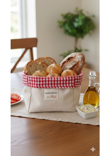 Mufincollection Kareli Kumaş Sepet | Mutfak & Banyo & Makyaj Düzenleyici fiyatları