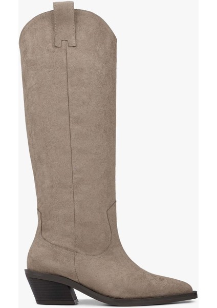 Kadın Kailey Vizon Süet Kovboy Çizme fiyatları