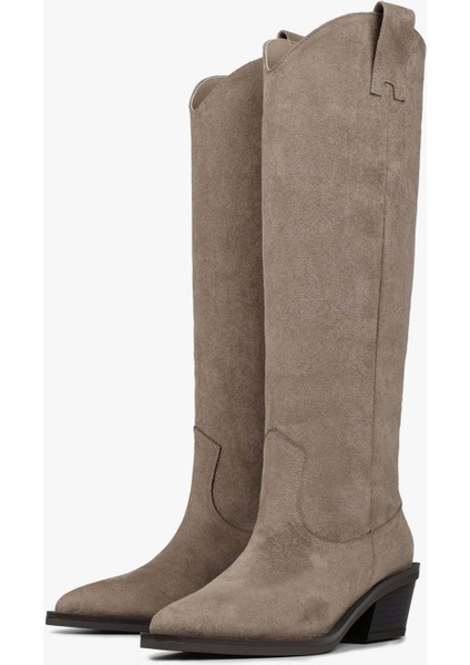 Kadın Kailey Vizon Süet Kovboy Çizme fırsatları