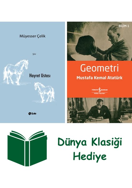 Hayret Ustası + Geometri + Dünya Klasiği Hediye