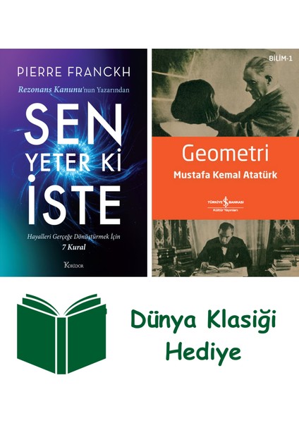 Sen Yeter Ki Iste + Geometri + Dünya Klasiği Hediye
