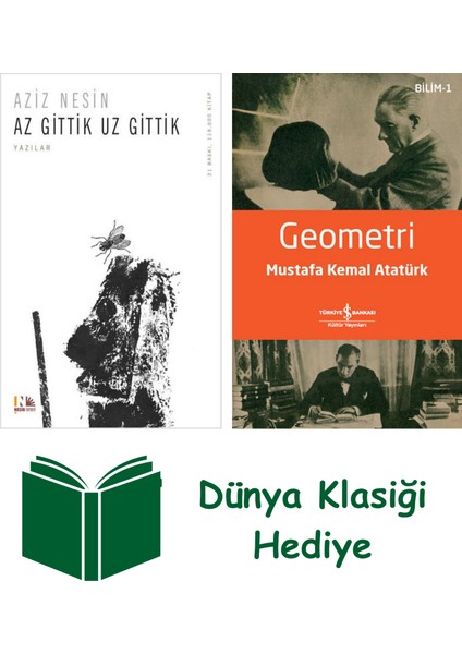 Az Gittik Uz Gittik + Geometri + Dünya Klasiği Hediye