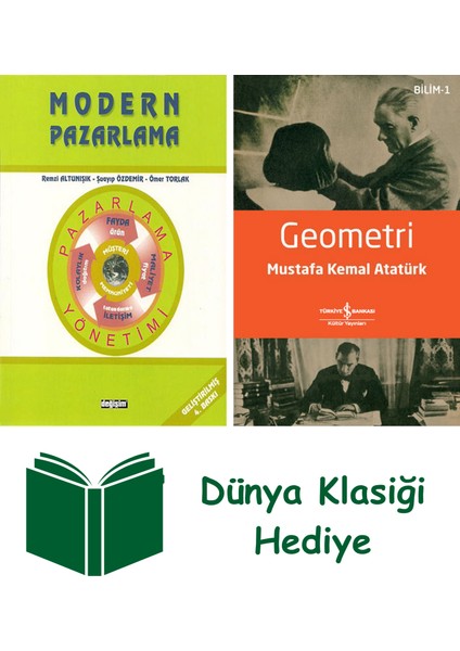 Modern Pazarlama + Geometri + Dünya Klasiği Hediye