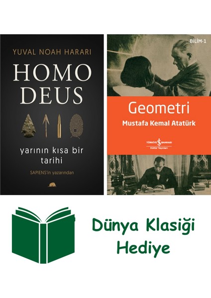 Homo Deus + Geometri + Dünya Klasiği Hediye