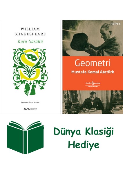Kuru Gürültü + Geometri + Dünya Klasiği Hediye