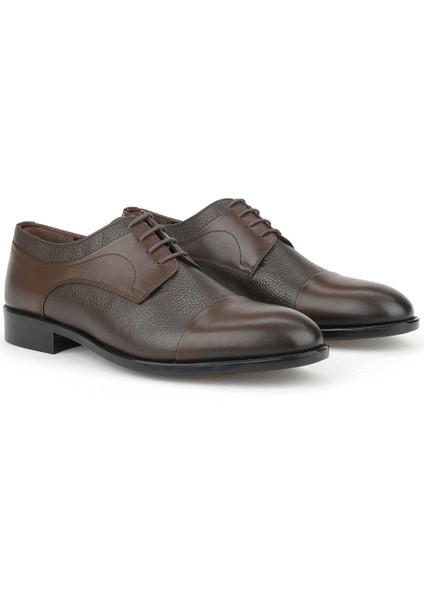 , Erkek Hakiki Deri Ayakkabı 15350Z1030 Kahve fiyatları