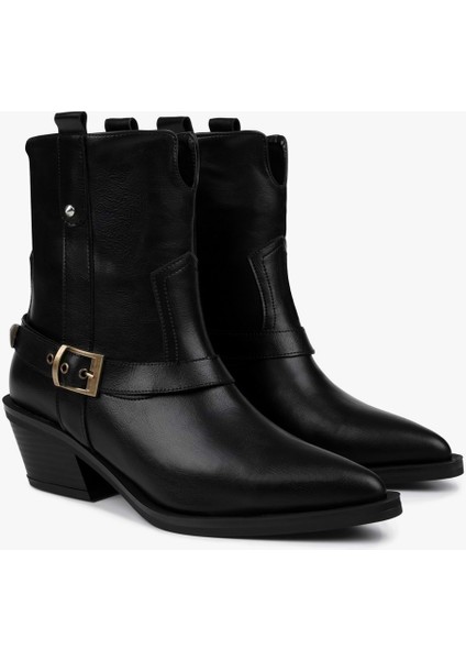 Kadın Arden Siyah Cilt Kovboy Bot fiyatları
