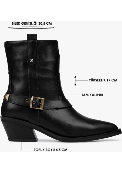 Kadın Arden Siyah Cilt Kovboy Bot modelleri