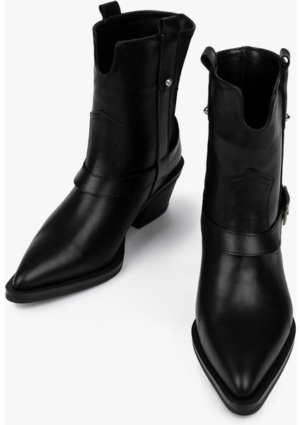 Kadın Arden Siyah Cilt Kovboy Bot fırsatları