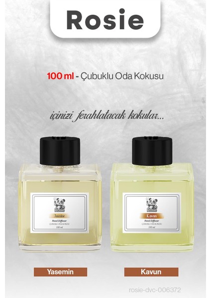 Rosıe Yasemin ve Kavun 100 ml Çubuklu Oda Kokusu