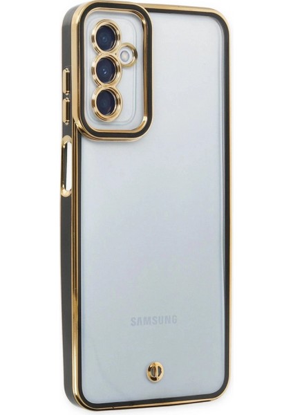 Samsung Galaxy M23 Kılıf Liva Lens Silikon - Siyah (K95)