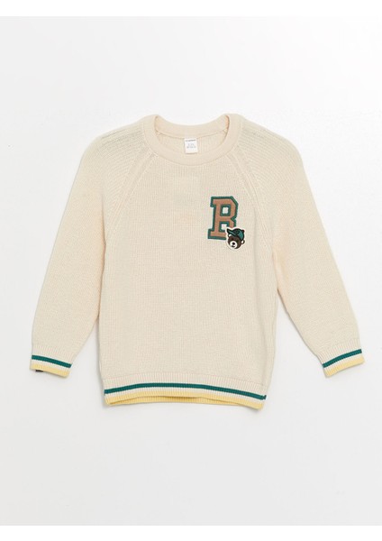 Yeni Sezon Bisiklet Yaka Uzun Kollu Erkek Bebek Triko Kazak